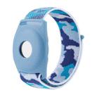 For AirTag Anti-Lost Device Case Locator Nylon Loop Watch Strap Wrist Strap, Size: 22cm Adult(Blue Camouflage) - 1