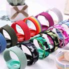 For AirTag Anti-Lost Device Case Locator Nylon Loop Watch Strap Wrist Strap, Size: 22cm Adult(Rainbow Color) - 8