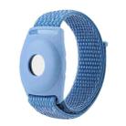 For AirTag Anti-Lost Device Case Locator Nylon Loop Watch Strap Wrist Strap, Size: 22cm Adult(Cape Blue) - 1