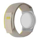 For AirTag Nylon Strap Wristband Anti-lost Tracker Protective Case(Yellow Beige) - 1