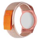 For AirTag Nylon Strap Wristband Anti-lost Tracker Protective Case(Pink Sand) - 1