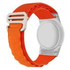 For AirTag Nylon Strap Wristband Anti-lost Tracker Protective Case(Orange) - 1
