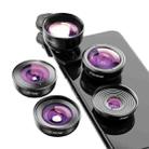 APEXEL APL-HB5 5 in 1 Wide Angle Macro Fisheye HD External Mobile Phone Lens(Set) - 1