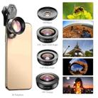 APEXEL APL-HB5 5 in 1 Wide Angle Macro Fisheye HD External Mobile Phone Lens(Set) - 2