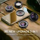 APEXEL APL-HB5 5 in 1 Wide Angle Macro Fisheye HD External Mobile Phone Lens(Set) - 3