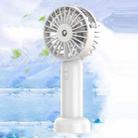 Handheld Spray Fan USB Portable Outdoor Mini Desktop Cold Air Humidification Fan(White) - 1