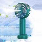 Handheld Spray Fan USB Portable Outdoor Mini Desktop Cold Air Humidification Fan(Green) - 1