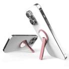 Aluminum Alloy Mobile Phone Bracket Ultra-thin Rotating Back Stick Lollipop Mirror Bracket(Pink) - 1