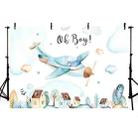 210x150cm Aircraft Theme Birthday Background Cloth Party Decoration Photography Background - 1