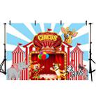 2pcs Circus Backdrop Carnival  Party Decorations Banner for Birthday 180 x 110cm - 1