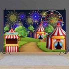 150 x 100cm Circus Amusement Park Ferris Wheel Photography Background Cloth(MDA07159) - 1