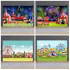 150 x 100cm Circus Amusement Park Ferris Wheel Photography Background Cloth(MDA07159) - 2
