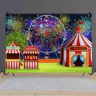 150 x 100cm Circus Amusement Park Ferris Wheel Photography Background Cloth(MDA07160) - 1