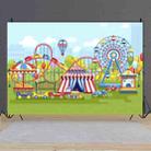 150 x 100cm Circus Amusement Park Ferris Wheel Photography Background Cloth(MDA18301) - 1