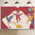 150 x 100cm Circus Clown Show Party Photography Background Cloth Decorative Scenes(MDT02787) - 1