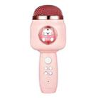 Children Wireless Microphone Bluetooth Phone Singing Microphone(Pink) - 1