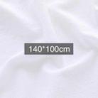 140 x 100cm Encrypted Texture Cotton Photography Background Cloth(White) - 1