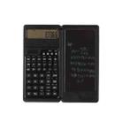 JSK-09 Solar Function Calculator Handwriting Pad 10 Digits Display Portable Handwriting Board(Black) - 1