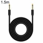 1.5m JINGHUA 6.5mm Audio Cable Male to Male Microphone Instrument Tuning Cable - 1