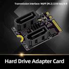 M2 to SATA3.0 Adapter Card PCI-E3.0 Card KEY A+E WiFi M.2 to SATA JMB582 Chip(Black) - 6