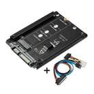 ENCNF2S-N01 NGFF To SATA3 Transfer Card M.2 KEY B-M SSD To 6Gbps Interface Conversion Adapter With SATA 22pin Cable - 1