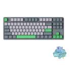 Ajazz AK873 87 Keys Bluetooth/Wireless/Wired Three-Mode Hot Swap RGB Mechanical Keyboard Biluo Shaft (Gray) - 1