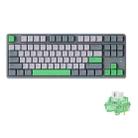 Ajazz AK873 87 Keys Bluetooth/Wireless/Wired Three-Mode Hot Swap RGB Mechanical Keyboard Shanlan Shaft (Gray) - 1