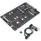 SATA 22PIN To MSATA Or M.2 NGFF SATA Card 2 In 1 SSD Converter Card With SATA 22pin Cable - 1