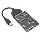 SATA 22PIN To MSATA Or M.2 NGFF SATA Card 2 In 1 SSD Converter Card With USB 3.0 Cable - 1