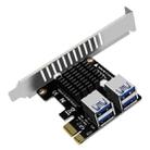 PCIE To PCI-E4 Port USB3.0 Expansion Card Graphics Card Extension(Full High Baffle) - 1