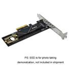 2pcs M.2 Riser Card NVMe SSD to PCI-E X4 4.0 GEN4(Black) - 5