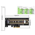 2pcs M.2 Riser Card NVMe SSD to PCI-E X4 4.0 GEN4(Black) - 6