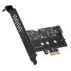 PCI-E to SATA3.0+M2 NGFF Expansion Card 6G Hard Disk Transfer Card(Black) - 1