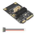 Mini PCI-E To USB3.2 GEN1 Front 19Pin 2 Ports Transfer Card Supports Half High S 4PIN Electric Point - 1