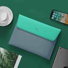 BUBM Magnetic Laptop Inner Bag, Size: 10.9 inch(Blue + Green) - 1