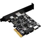 PCIE 3.0 To USB 3.2 Extension Card Type-C Port Front Type-E Expansion Riser Card(PH68) - 1