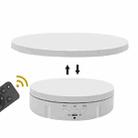 2 In 1 Charging Turntable Rotary Jewelry Live Shooting Display Stand, Color: White Remote Control - 1