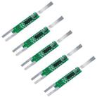 5pcs 7.4V Plus Nickel Long Strip Lithium Battery Protection Board 6A Overcurrent Battery Protection Board(As Show) - 1