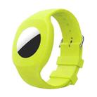 For Airtag Silicone Children Watch Band Protective Case(Fluorescent Green) - 1