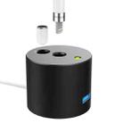 For Apple Pencil 1 USB Charging Adapter Metal Base With LED Indicator, Color: Black - 1