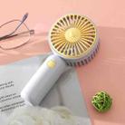 Handheld USB Charging Portable Desktop Small Electric Fan(Gray) - 1