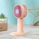 Handheld Small Fan Portable Mini Pocket Fan(Pink) - 1