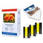 For Canon CP1300 CP1200 CP1500 Color Ink and Photo Paper Set 6-inch 108 Sheets Papers+3 Ink - 1