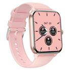 Aluminum Voice Assistant Music Blood Glucose Watch(Pink) - 1