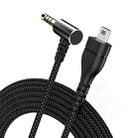 For SteelSeries Arctis 3 5 7 Pro Nylon Weaving Game Headset Cable(Black) - 1
