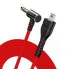 For SteelSeries Arctis 3 5 7 Pro Nylon Weaving Game Headset Cable(Red) - 1