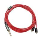 For Shure MMCX / SE215 / SE425 / SE535 / SE846 / UE900 / Waston Headset Cable(Red) - 1
