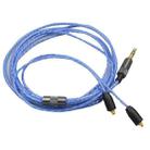 For Shure MMCX / SE215 / SE425 / SE535 / SE846 / UE900 / Waston Headset Cable(Blue) - 1
