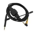 2m For BOSE 700 / QC25 / QC35 / OE2 3.5mm to 2.5mm Gaming Headset Audio Cable(Black) - 1