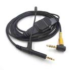 2m For BOSE 700 / QC25 / QC35 / OE2 3.5mm to 2.5mm Gaming Headset Audio Cable(Black) - 2
